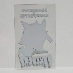 Pokederp Clear Card Shadowbud & Darkyootie Gengar + Umbreon Limited Derpy - Image 2