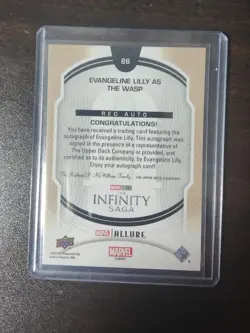 Marvel AntMan and Wasp Sign Card Upper Deck Allure 2022 Trading - Image 2