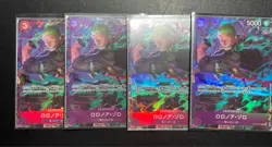 One Piece Trading Card Zoro Parallel Promo op09076 Individual Card - Image 1