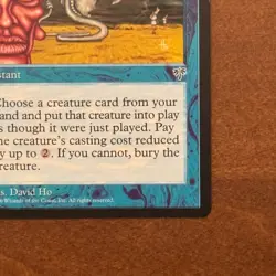 Flash LP 1996 Mirage Magic the Gathering Card - Image 4