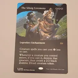MTG Tarkir Dragonstorm - The Sibsig Ceremony - Rare Borderless - Image 1