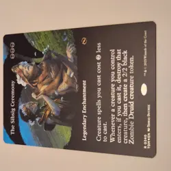 MTG Tarkir Dragonstorm - The Sibsig Ceremony - Rare Borderless - Image 3