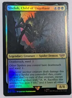 Shelob, Child of Ungoliant Foil Lord of the Rings - MTG RARE - Image 1