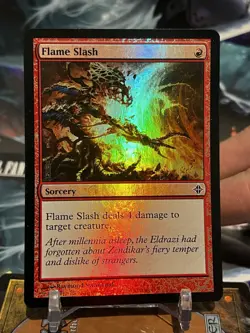 MTG | Flame Slash [Rise Of The Eldrazi] ✨FOIL✨ - Image 1