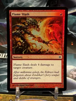 MTG | Flame Slash [Rise Of The Eldrazi] ✨FOIL✨ - Image 2