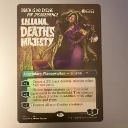 LILIANA, DEATH’S MAJESTRY Magic the Gathering NM Foil Secret Lair MTG - Image 1