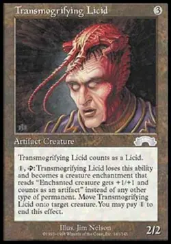 Transmogrifying Licid - Medium Play MTG Exodus - Image 1