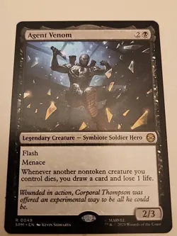 Agent Venom Marvel's Spider-Man Regular NM MTG - Image 2