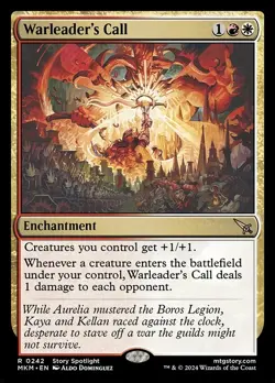 Warleader's Call Murders at Karlov Manor NM MTG Non Foil - Image 1
