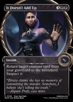 It Doesn't Add Up (Showcase) Murders at Karlov Manor NM MTG Non Foil - Image 1