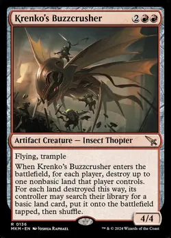 Krenko's Buzzcrusher Murders at Karlov Manor NM MTG Non Foil - Image 1