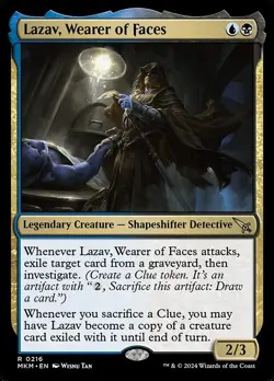 Lazav, Wearer of Faces Murders at Karlov Manor NM MTG Non Foil - Image 1