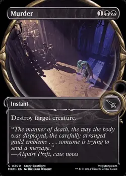 Murder (Showcase) Murders at Karlov Manor NM MTG Non Foil - Image 1