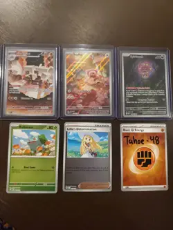 Pokemon Mega Evolutions IR Lot, Stufful #154 + bonus Lillie's reverse & more - Image 1