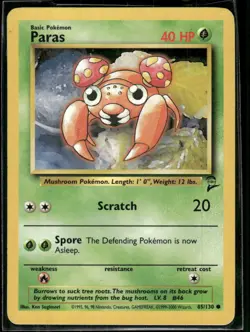 Pokemon Jungle #59/64 Paras Common - Image 1