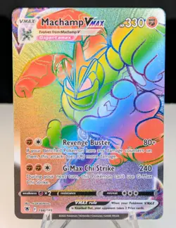 Pokemon Machamp VMAX (Secret) 194/189 Swsh10: Astral Radiance Rainbow NM - Image 1