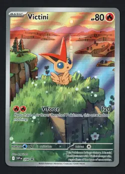 Victini SVP 208 Illustration Rare Black Star Promo Black & White Pokemon TCG - Image 1