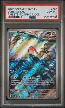 2023 Pokemon Scream Tail Black Star Promo 065 Paradox Rift ETB PSA 10 - Image 1