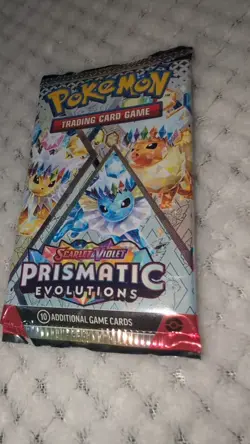 Pokemon TCG Evolutions Prismatic Booster Pack 22.6+ Gram Sealed - Image 3