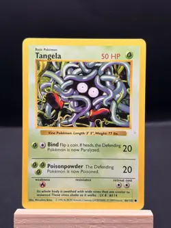 Pokemon Cards: Base Set 1st Edition Common: Tangela 66/102 - Image 1