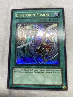 Yugioh Dimension Fusion 1st Edition Ultra Rare IOC-094 LP Yu-Gi-Oh! - Image 1