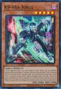 Yugioh 3x K9-66a Jokul JUSH-EN032 Super Rare 1st Ed NM - Image 1