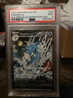 Pokemon TCG Kingdra EX 131 Black Star Promo 2024 Special Illustration Card PSA 9 - Image 1
