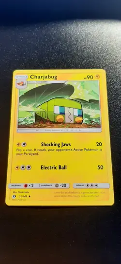 Charjabug Sun & Moon Base Set 51/149 Regular Uncommon Pokemon Card TCG Game - Image 1