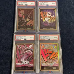 PSA 10 Don!! Card Set of 4 Sabo Moria Perona Uta One Piece Card Japanese GEM MT - Image 1