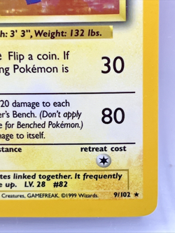 Magneton 9/102 NM Holo Base Set Unlimited Rare Pokemon TCG Card - Image 4