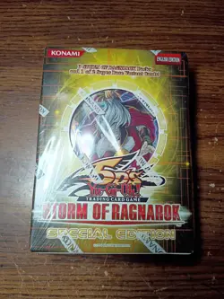 Yugioh 5D Storm of Ragnarok Cardboard Card Box/Deck Sealed - Image 1