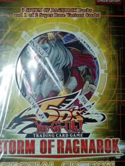 Yugioh 5D Storm of Ragnarok Cardboard Card Box/Deck Sealed - Image 2