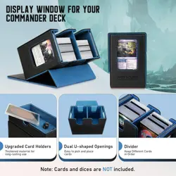 MTG Deck Box, MTG Commander Card Deck Box with Commander Display & Dice Tray Fit - Image 5