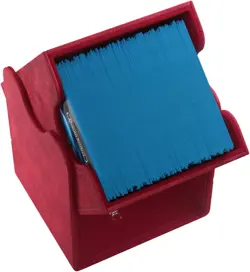 Deck Box - Squire XL Red 100CT - Durable and Sturdy TCG, OCG, CCG Card Storage - - Image 3