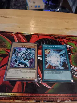 1x Blue-Eyes White Dragon and Burst Stream of Destruction Two Card Combo - Image 1