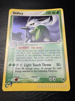2003 Pokemon TCG Shiftry Holo Rare Card 12/100 EX Sandstorm - Image 1