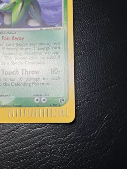 2003 Pokemon TCG Shiftry Holo Rare Card 12/100 EX Sandstorm - Image 2