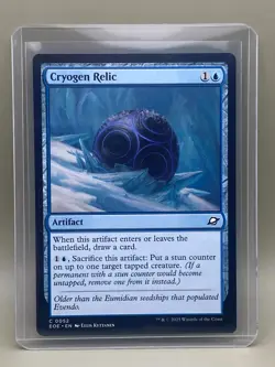 CRYOGEN RELIC #0052 Edge Of Eternities MTG COMMON Card NM - Image 1