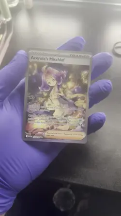 Pokemon TCG Acerola’s Mischief Trainer Card Full Art Ultra Rare - Image 2