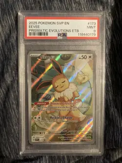 Pokemon TCG Eevee Black Star Promo Holo Rare Card 173/SVP - Image 1
