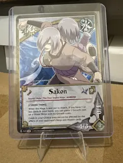 Naruto CCG 7-card Lot 3 Rare Cards 4 Common NM-LP - Image 5