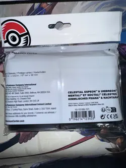 Pokemon Card TCG CELESTIAL ESPEON & UMBREON DECK SLEEVES ( 130 ) - Image 2