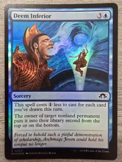 Deem Inferior (C) Foil #57 Modern Horizons 3 MTG NM - Image 1