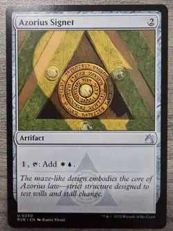Azorius Signet (U) #250 Ravnica Remastered MTG NM - Image 1