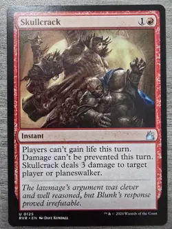 Skullcrack (U) #125 Ravnica Remastered MTG NM - Image 1