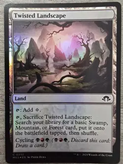 Twisted Landscape (C) Foil #232 Modern Horizons 3 MTG NM - Image 1