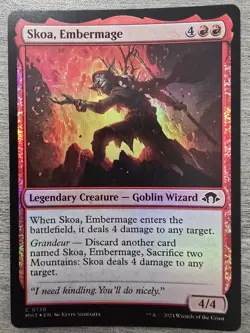 Skoa, Embermage (C) Foil #138 Modern Horizons 3 MTG NM - Image 1
