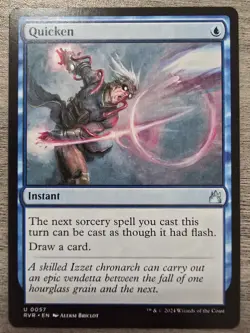Quicken (U) #57 Ravnica Remastered MTG NM - Image 1