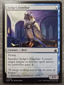 Judge's Familiar (C) #192 Ravnica Remastered MTG NM - Image 1