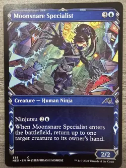Moonsnare Specialist (Showcase) (C) #335 Kamigawa: Neon Dynasty MTG NM - Image 1